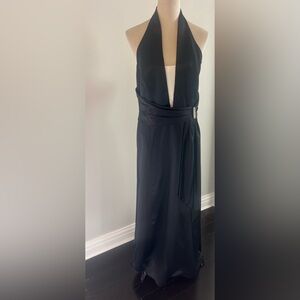 Davids Bridal Halter Trumpet Dress